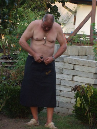 A mester alkotni készül.